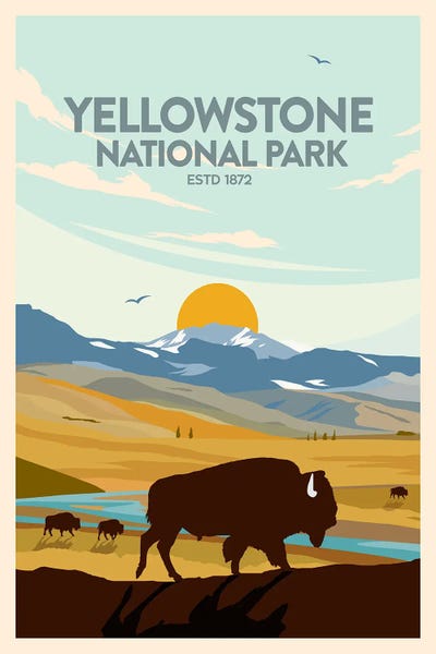 Wyoming: Yellowstone National Park by Studio Inception