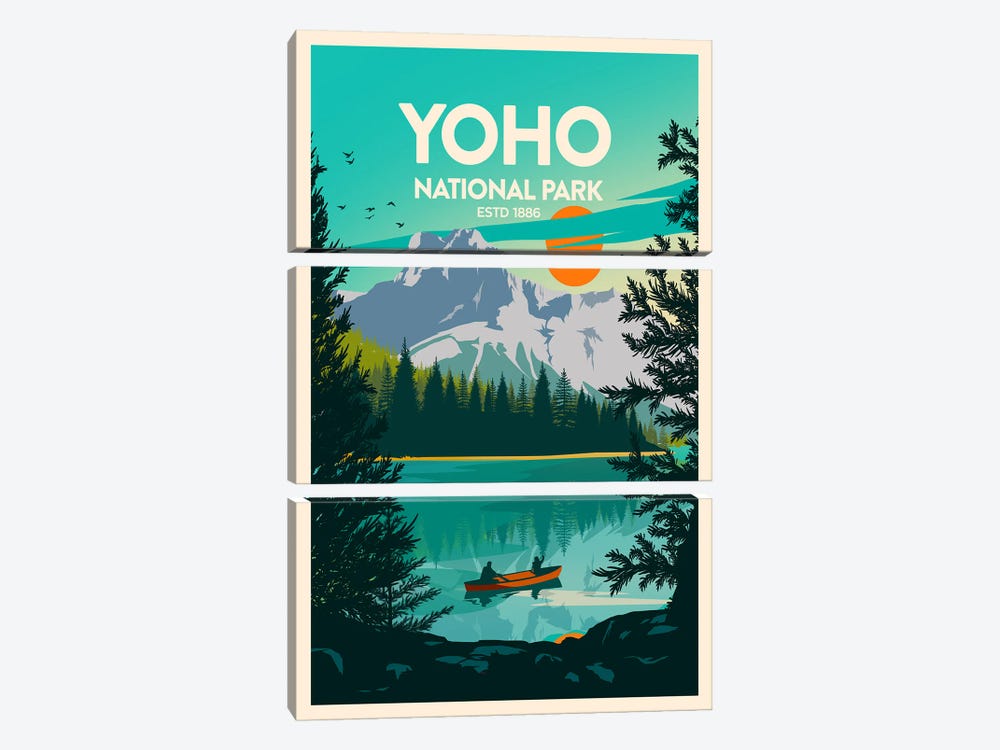 Yoho National Park by Studio Inception 3-piece Canvas Art