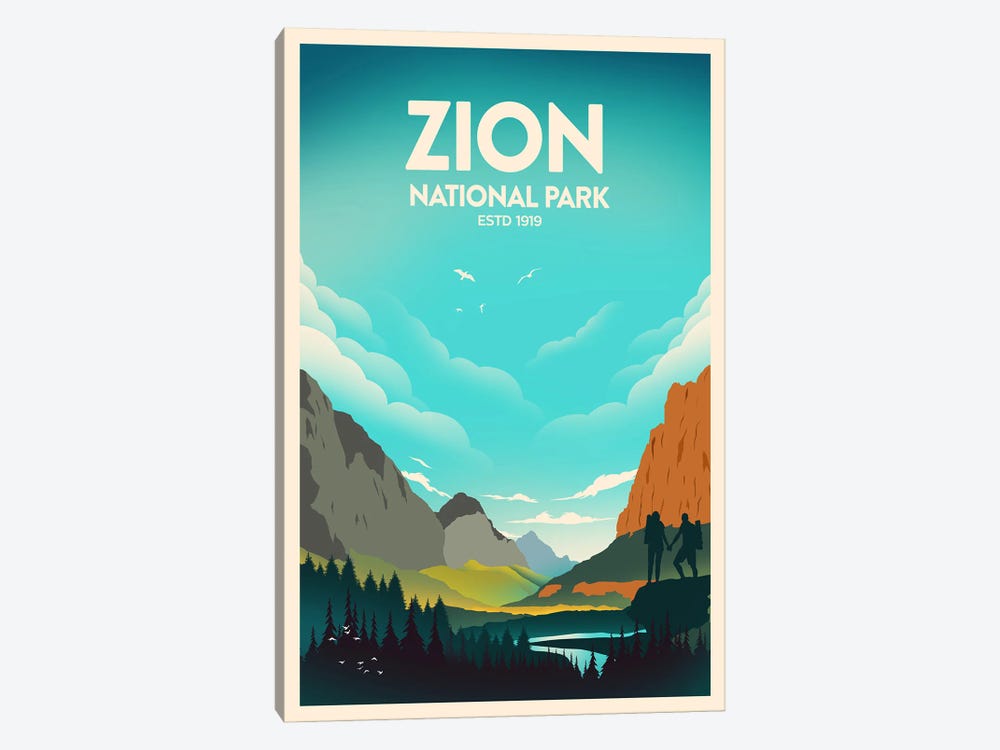 Zion National Park by Studio Inception 1-piece Canvas Art