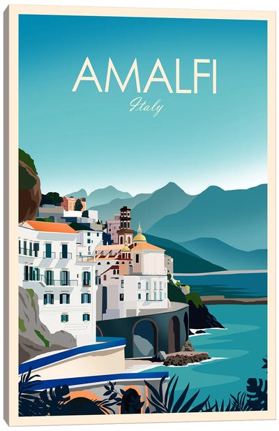 Amalfi Canvas Art Print - Studio Inception