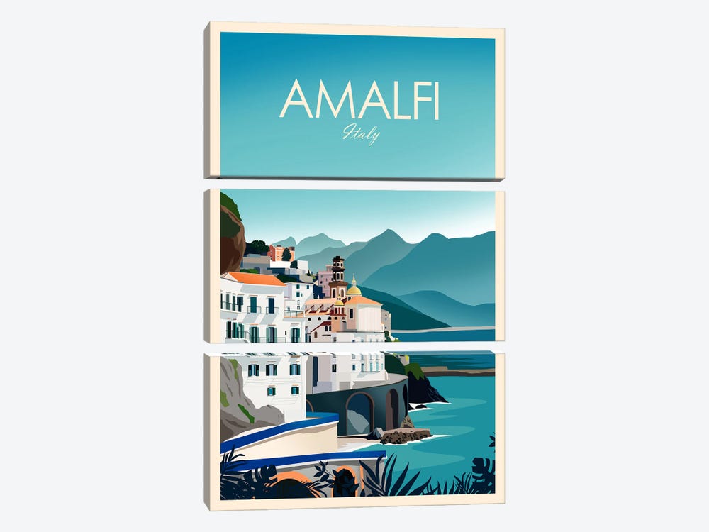 Amalfi by Studio Inception 3-piece Art Print