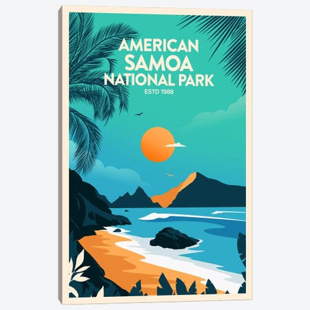 American Samoa National Park Canvas Print #SIC3} by Studio Inception Canvas Art