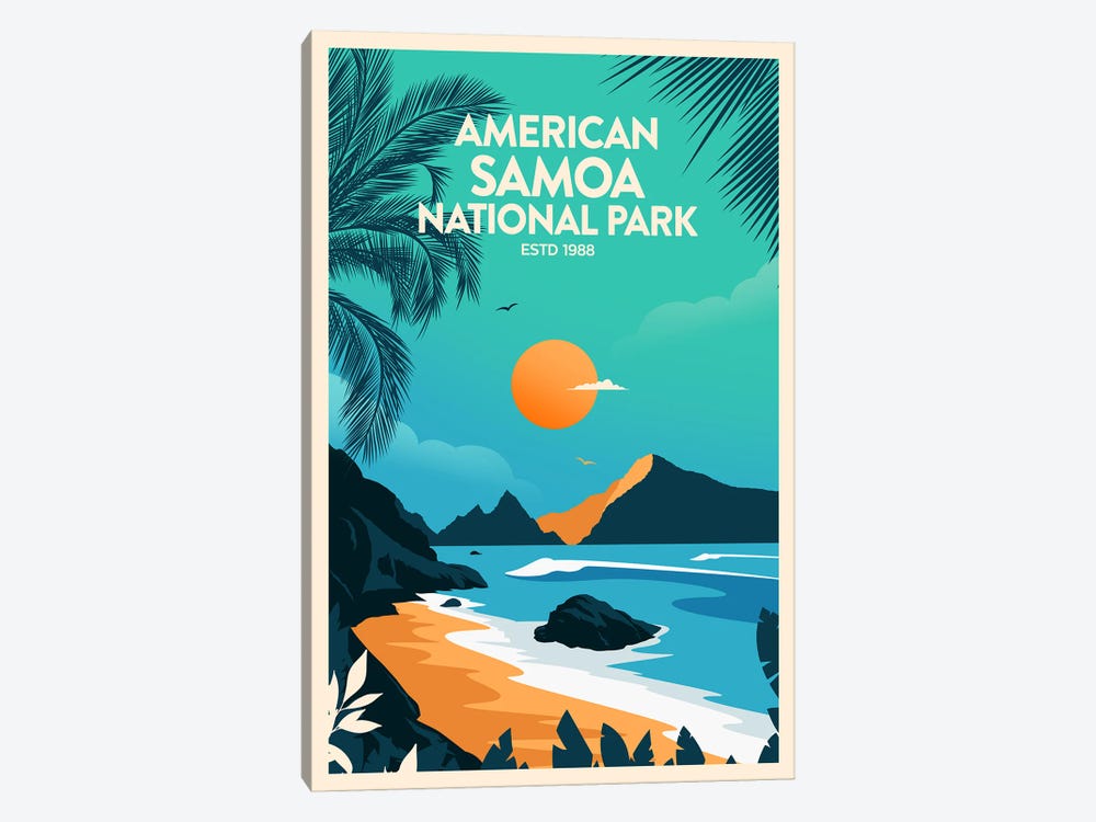 American Samoa National Park by Studio Inception 1-piece Canvas Art Print