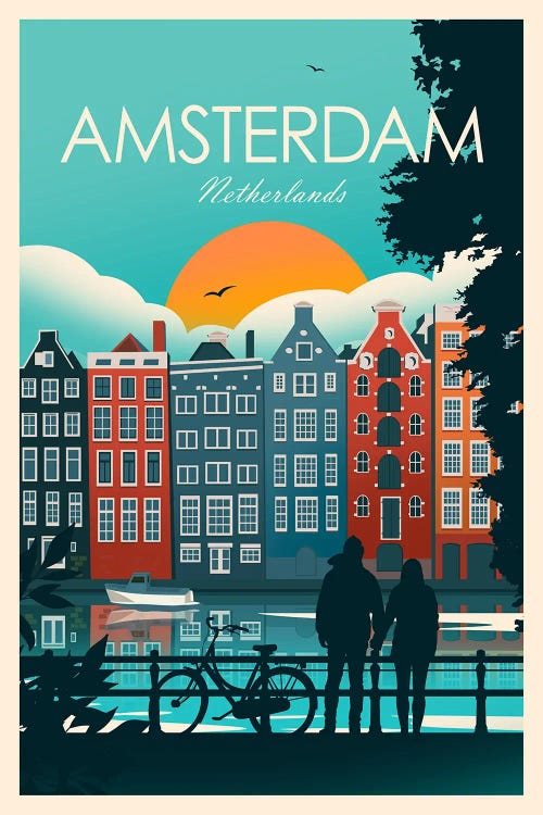 Amsterdam by Studio Inception wall art