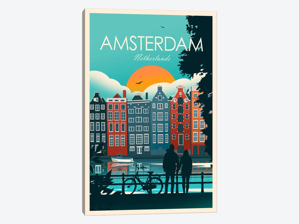 Amsterdam by Studio Inception 1-piece Art Print