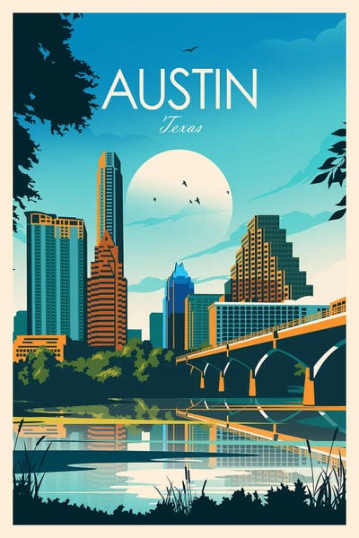 Austin Travel Posters