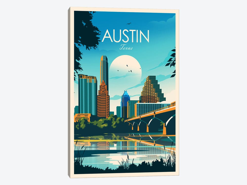 Austin by Studio Inception 1-piece Canvas Art