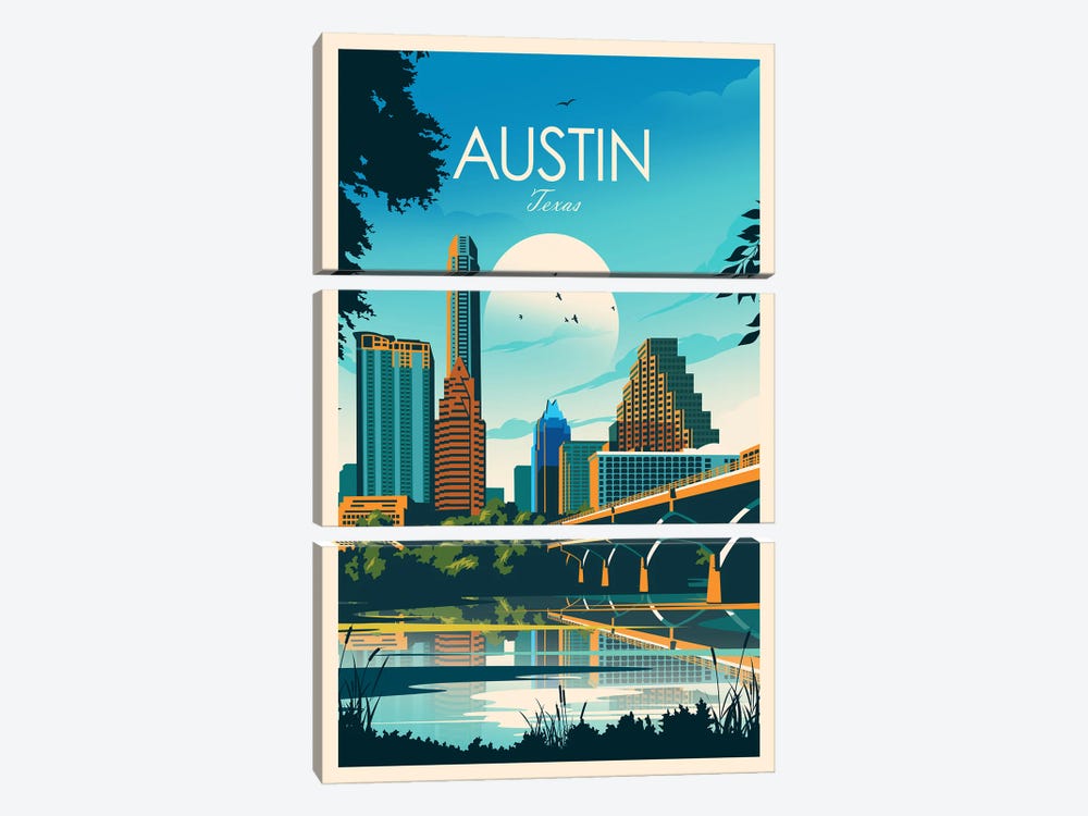 Austin by Studio Inception 3-piece Canvas Art