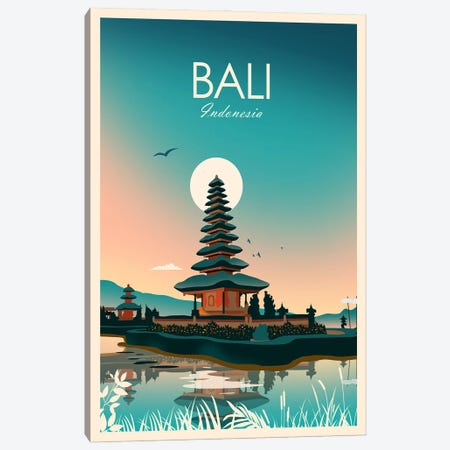 Bali Canvas Print #SIC44} by Studio Inception Canvas Art Print