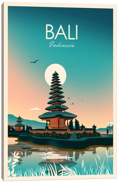 Bali Canvas Art Print - Indonesia Art