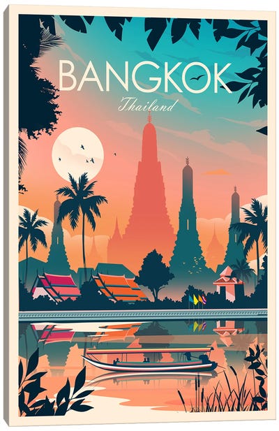 Bangkok Canvas Art Print - Southeast Asian Culture