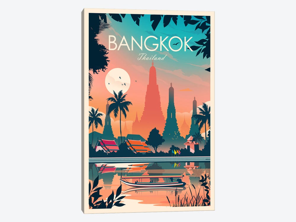 Bangkok by Studio Inception 1-piece Canvas Art