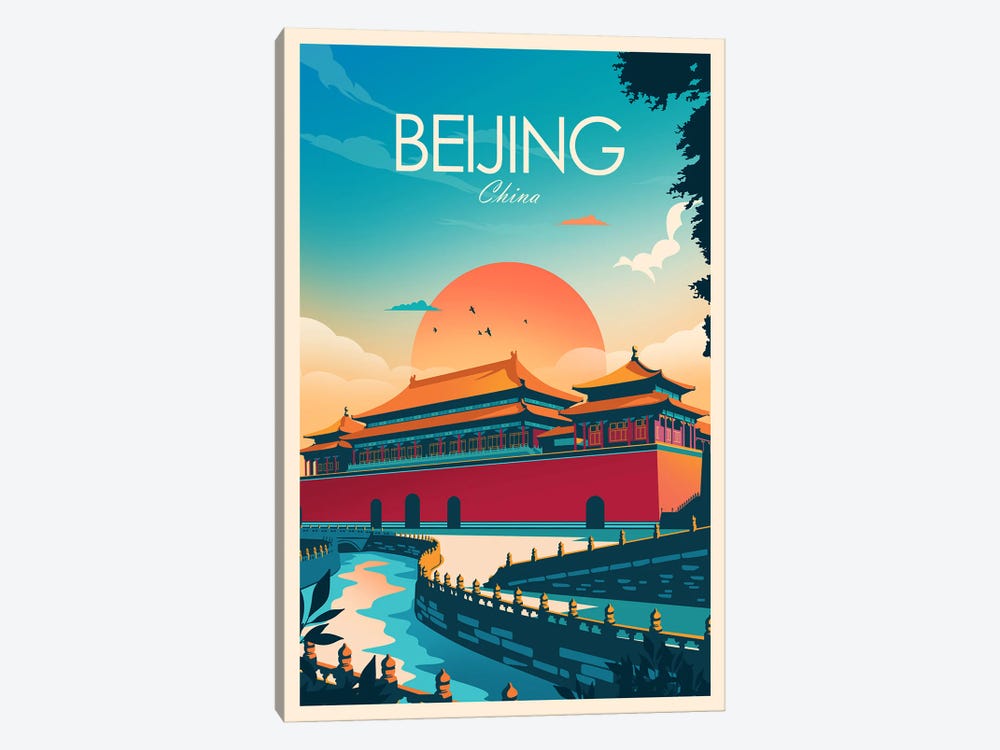 Beijing by Studio Inception 1-piece Canvas Wall Art