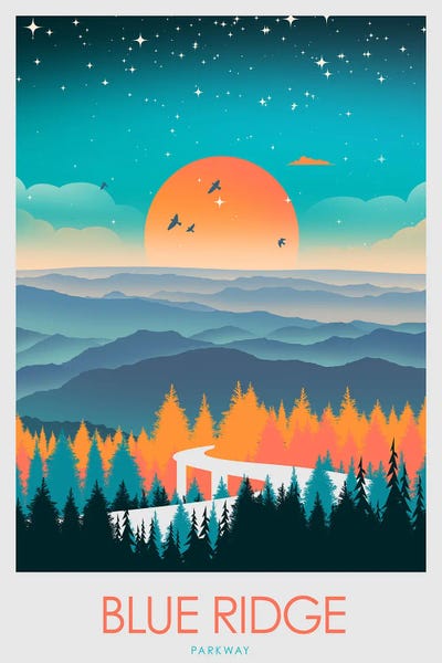 Appalachian Mountains: Blue Ridge Parkway by Studio Inception