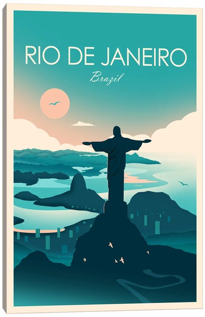 Rio De Janeiro Canvas Art Print - The Seven Wonders of the World