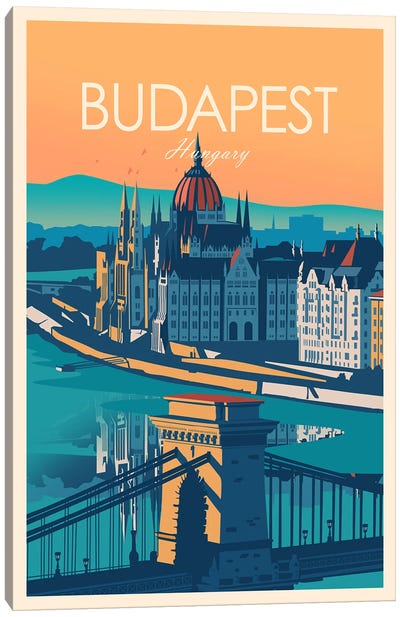 Budapest Canvas Art Print - Budapest Art