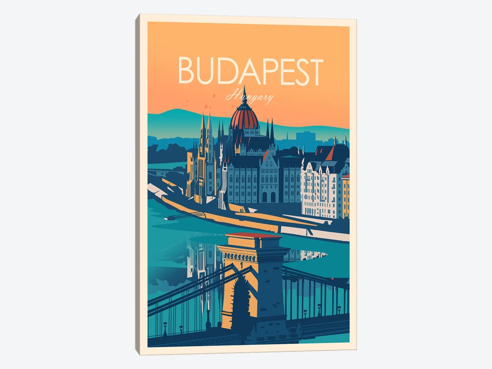 Budapest by Studio Inception 1-piece Canvas Art Print