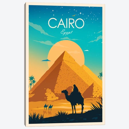 Cairo Canvas Print #SIC54} by Studio Inception Canvas Art