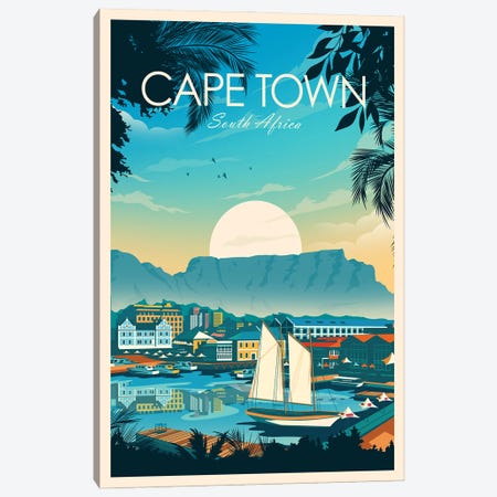 Cape Town Canvas Print #SIC55} by Studio Inception Canvas Art
