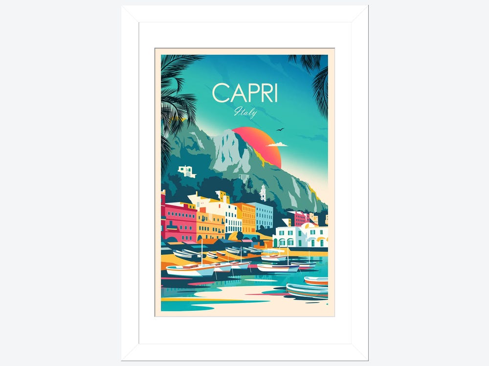 Travel the World Capri Solid-Faced Canvas Print
