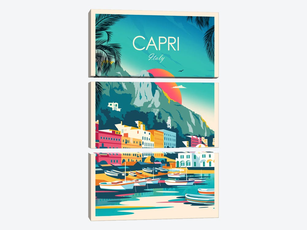 Capri by Studio Inception 3-piece Canvas Artwork