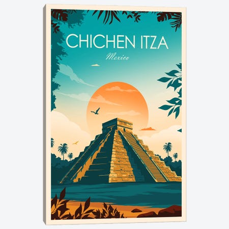 Chichen Itza Canvas Print #SIC59} by Studio Inception Canvas Art Print