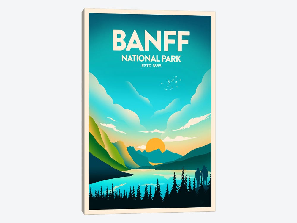 Banff National Park by Studio Inception 1-piece Canvas Art Print