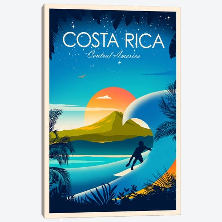 Costa Rica Canvas Print #SIC61} by Studio Inception Canvas Artwork