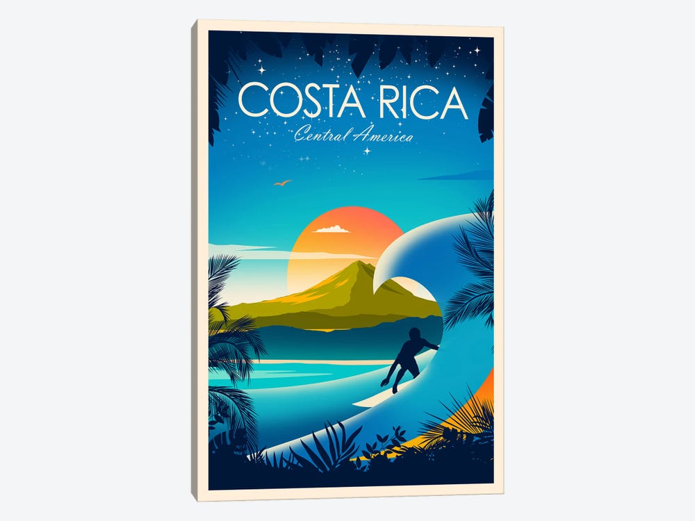 Costa Rica by Studio Inception 1-piece Canvas Artwork