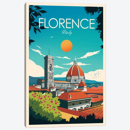 Florence Canvas Print #SIC62} by Studio Inception Canvas Artwork