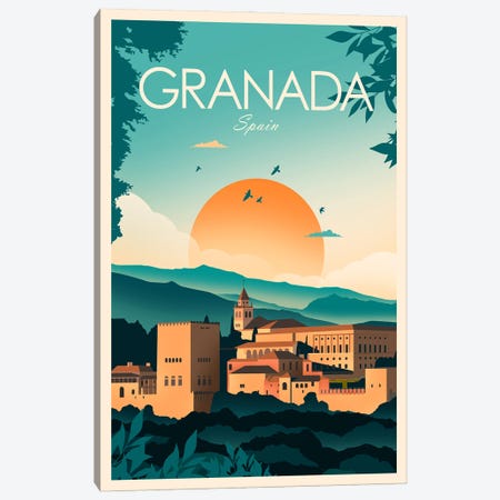 Granada Canvas Print #SIC64} by Studio Inception Canvas Art Print