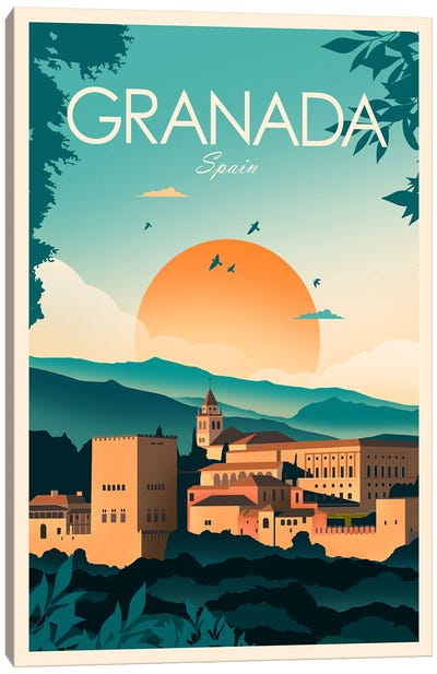 Granada Canvas Art Print - Studio Inception