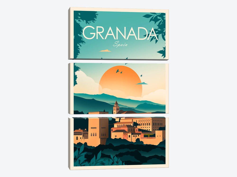 Granada by Studio Inception 3-piece Art Print
