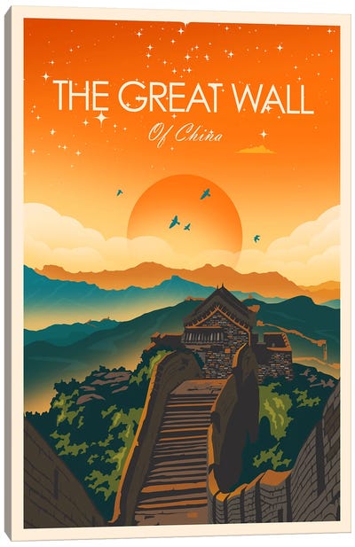 The Great Wall Of China Canvas Art Print - Chinese Culture