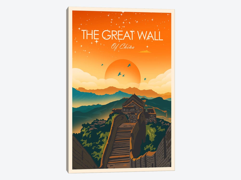 The Great Wall Of China by Studio Inception 1-piece Canvas Art