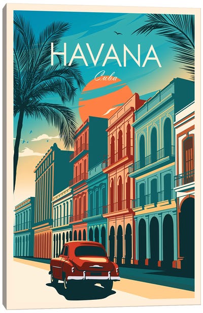 Havana Canvas Art Print - Studio Inception