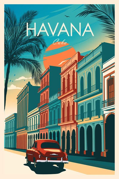 Fine Art Print: Havana by Studio Inception