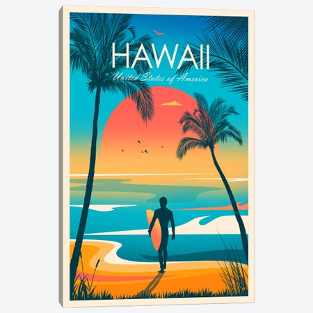 Hawaii Canvas Print #SIC67} by Studio Inception Canvas Print