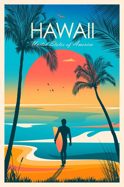 Fine Art Print: Hawaii by Studio Inception