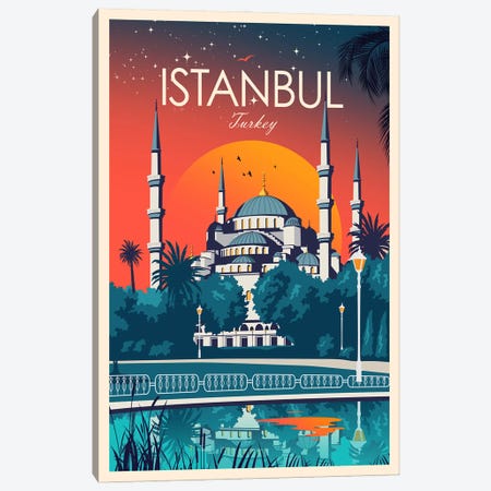 Istanbul Canvas Print #SIC69} by Studio Inception Canvas Artwork