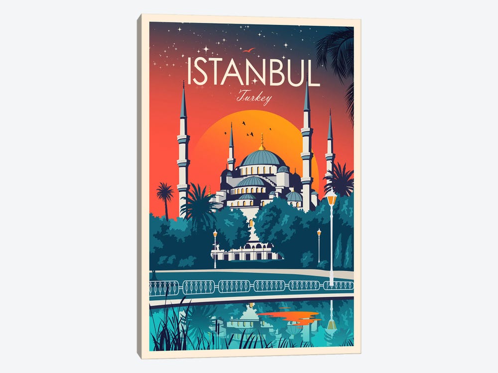 Istanbul by Studio Inception 1-piece Canvas Art