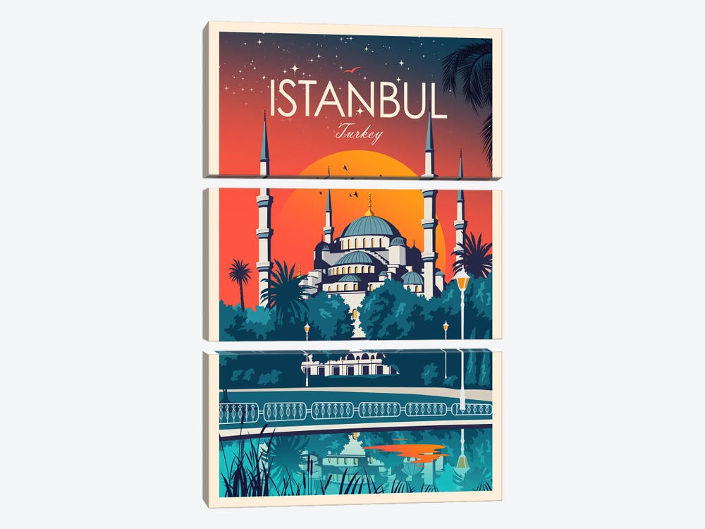 Istanbul by Studio Inception 3-piece Canvas Art