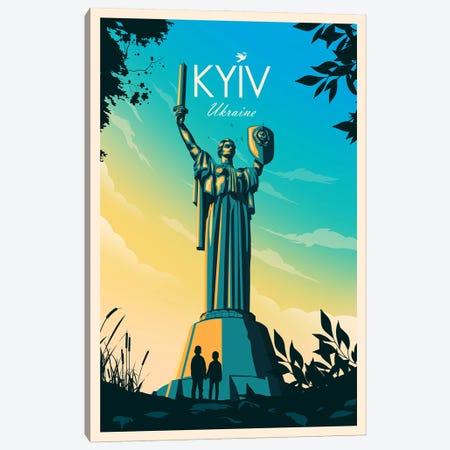 Kyiv Canvas Print #SIC71} by Studio Inception Canvas Art Print