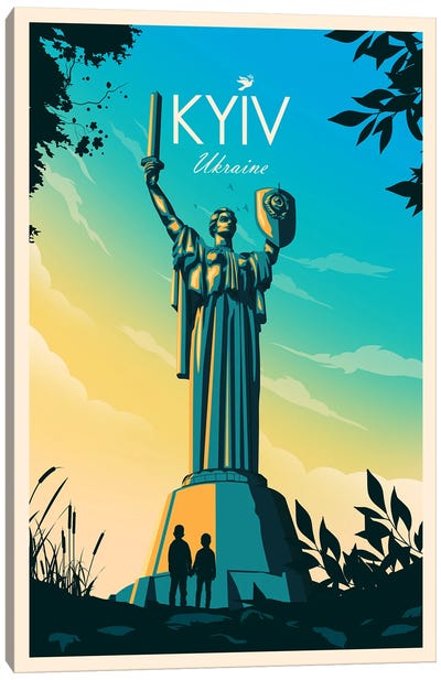 Kyiv Canvas Art Print - Ukraine Art