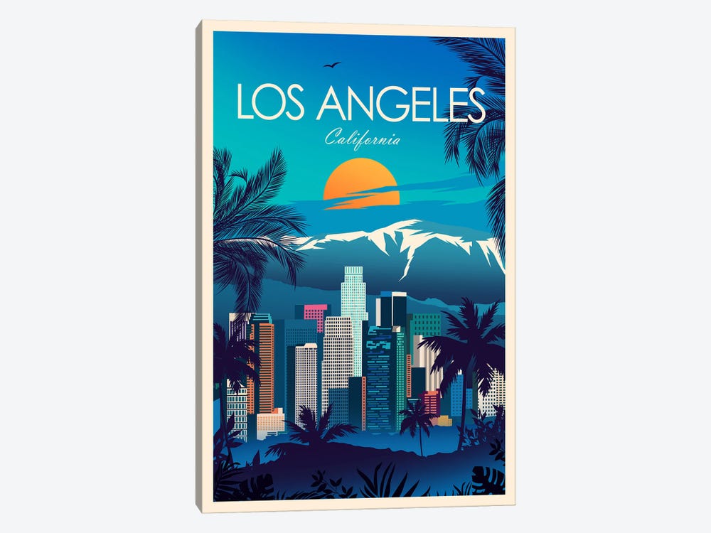 Los Angeles by Studio Inception 1-piece Canvas Print