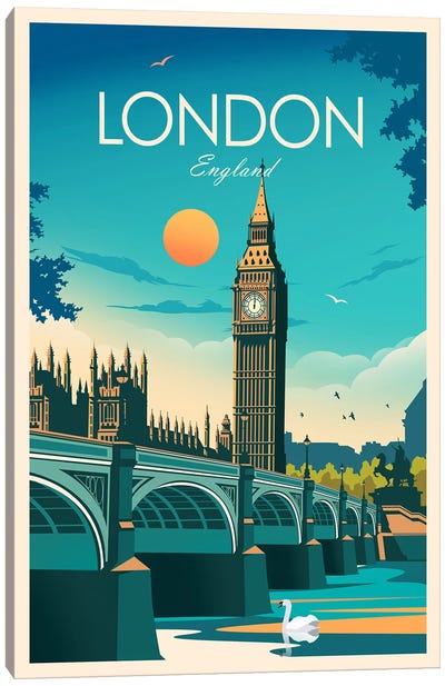 London Canvas Art Print - United Kingdom Art