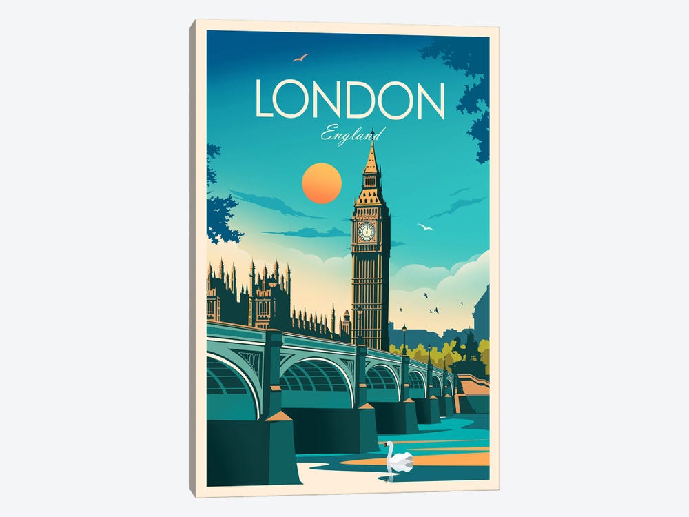 London by Studio Inception 1-piece Canvas Print