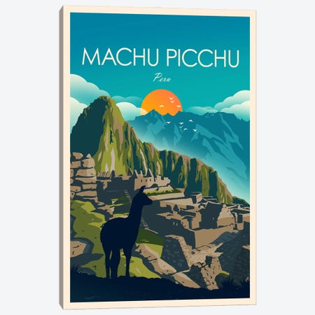Machu Picchu Canvas Print #SIC76} by Studio Inception Canvas Art