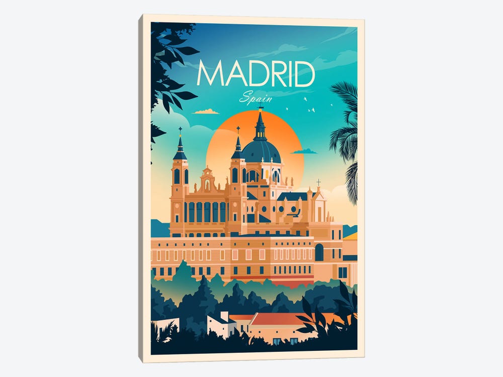 Madrid by Studio Inception 1-piece Canvas Print