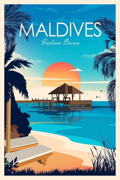 Maldives by Studio Inception wall art